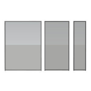 Aluminium-Raumteiler