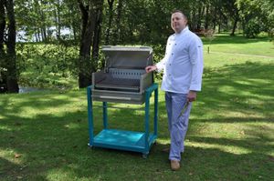 Holzkohle-Gartengrill