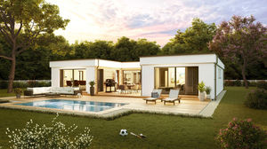 Bungalow-Stil-Haus