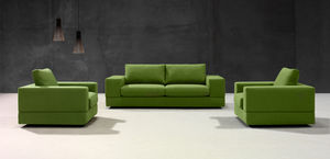 grünes Sofa