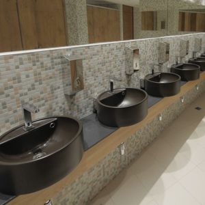 Quadratische Duschwanne - KERROCK - zum Aufstellen / Verbundwerkstoff