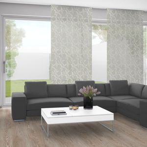 Blumenmotive-Gardine 1