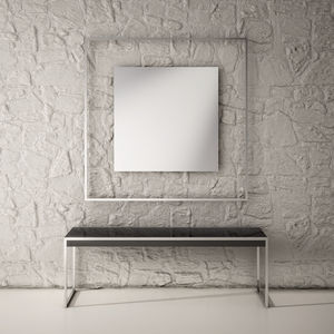 wandmontierter Spiegel / modern / quadratisch