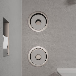 wandmontierter WC-Rollenhalter / Einbau / Edelstahl / Objektmöbel
