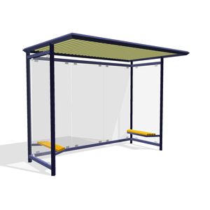 Metall-Bushäuschen / Glas