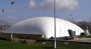 Traglufthalle für Tennisplätze