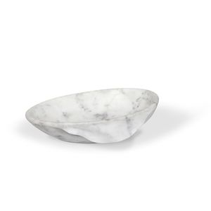 Aufsatzwaschbecken / oval / Marmor / modern
