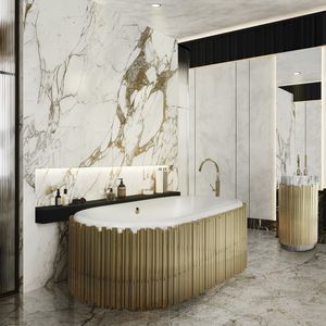 ovale Badewanne 1
