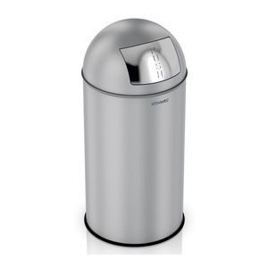 Papierkorb / gebürsteter Edelstahl 1