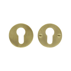 Tür-Set / gebürstetes Messing