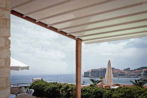 angebaute Pergola