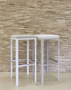 moderner Barhocker / Metall / Polster