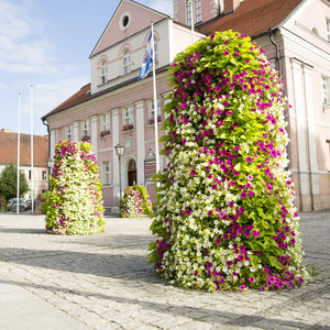 Pflanzkübel / verzinkter Stahl