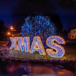 Weihnachts-Leuchtdekoration / 3D