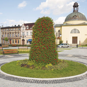 Blumenturm / galvanisiertem Stahl 1