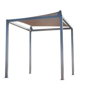 Pergola mit Bodenverankerung