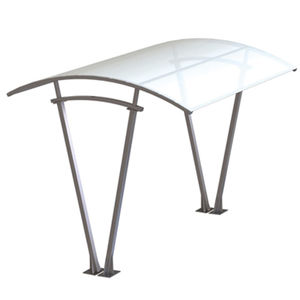 Polycarbonat-Überdachungen-Fahrradüberdachung / Stahl