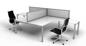 bodenstehende Bürotrennwand 1