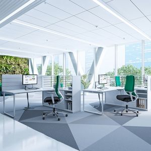 Schreibtisch für Open Space