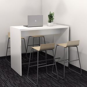 moderner Barhocker / Stoff / Stahl / Holz