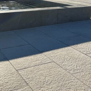 Betonplattenbelag