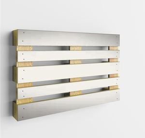 wandmontierter Spiegel / originelles Design / rechteckig / für Hotelzimmer