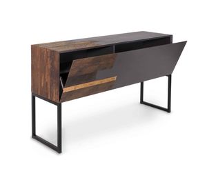 modernes Sideboard / aus Eiche / aus MDF / gebeiztes Holz