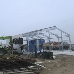 Halle / galvanisiertem Stahl 1