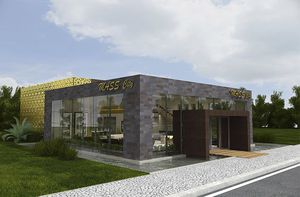 Fertigbau-Gebäude