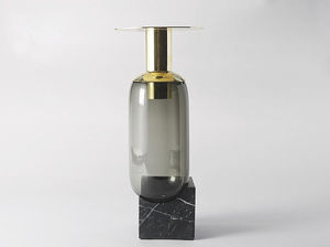 moderne Vase / Glas / Steingut / Marmor