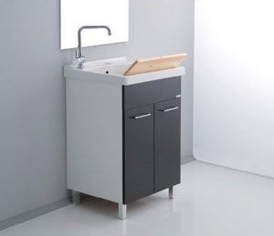 Holz-Spülbeckenunterschrank 1