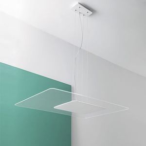 Hängelampe / modern / Aluminium / PMMA