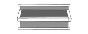 Schwingfenster / Aluminium