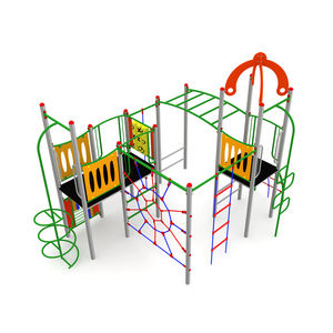 Spielplatzgerät für Spielplätze / PEHD / verzinkter Stahl / HPL