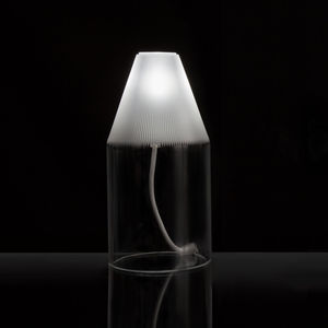 Tischgerät-Lampe / modern / Glas / Innenraum