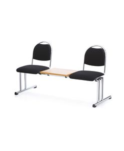 Leder-Traversenbänke / Metall / 2 Plätze / Innenraum