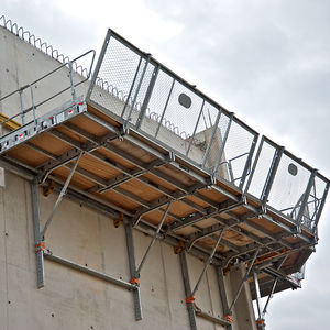 Plattform für Baustelle