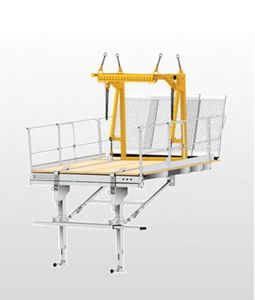 Plattform für Baustelle