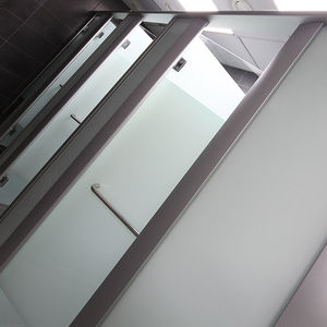 Sanitärkabine für Dusche / für Öffentliche Sanitäreinrichtungen / Glas