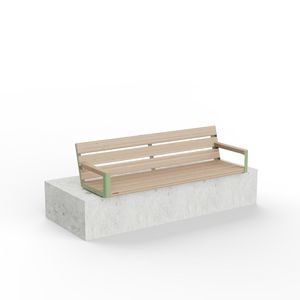 Bank für den öffentlichen Raum / thermolackierter Stahl 1