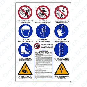Infotafel für Baustellen