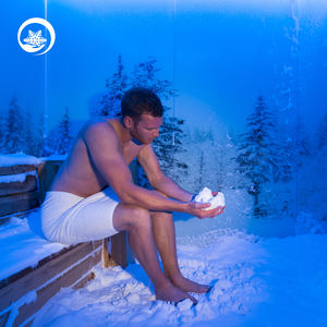 Schneeraum für Wellnesscenter