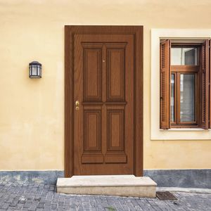 Aluminium-Türdekoration
