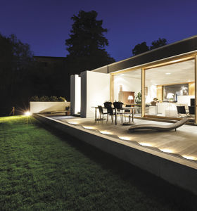 Leuchte für Bodeneinbau / LED / rund / Außenbereich