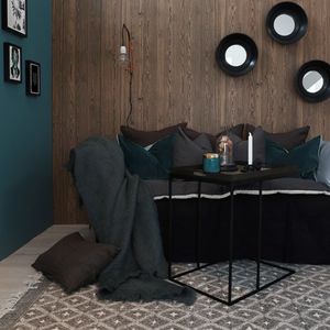 Dekorplatte für Bauanwendungen / aus Holzfaser / wandmontiert / für Decken