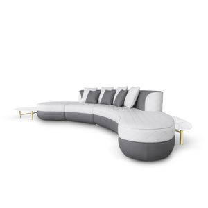 halbrundes Sofa