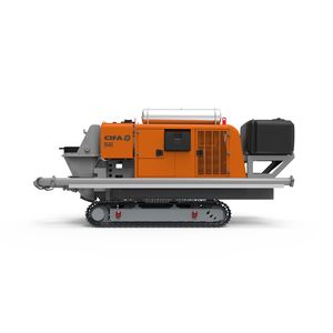 anhängermontierte Betonpumpe 1