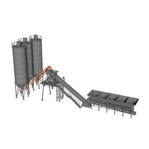 semi-mobile Betonmischanlage 1