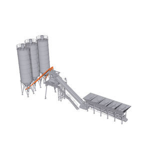 semi-mobile Betonmischanlage 1
