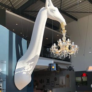 Wandleuchte / originelles Design / Glasfaser / LED / weiß